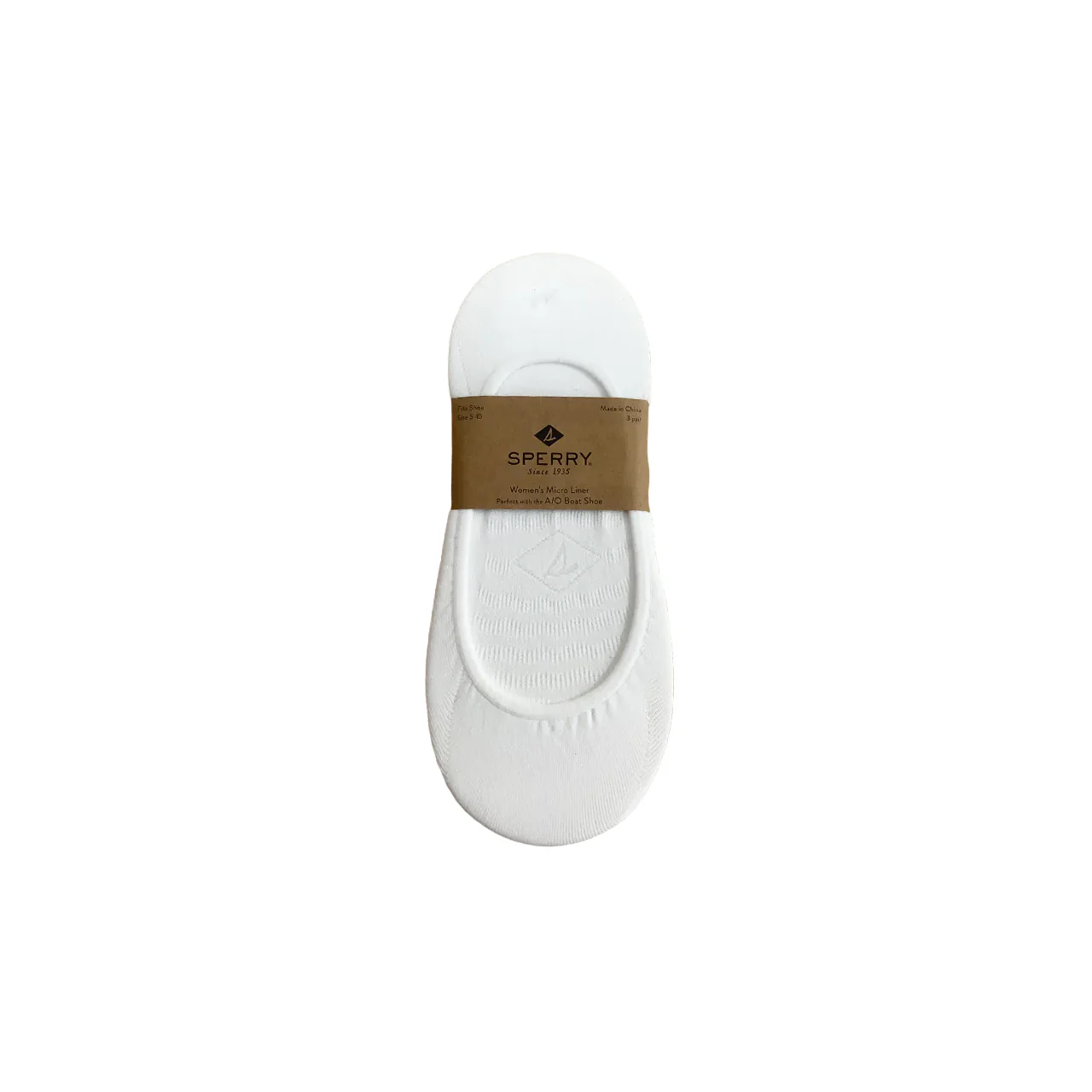 Sperry - Women's Micro Fiber Low Cut Sock - Size 5-10 | 3 Pairs - Image 2