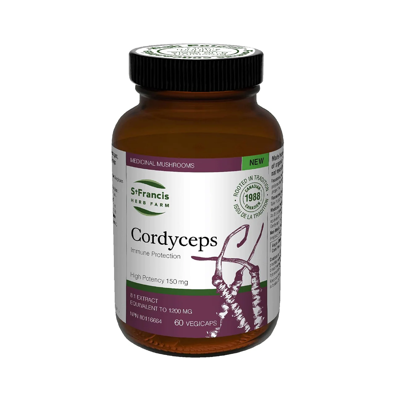 St. Francis - Cordyceps Capsules | 60 Capsules