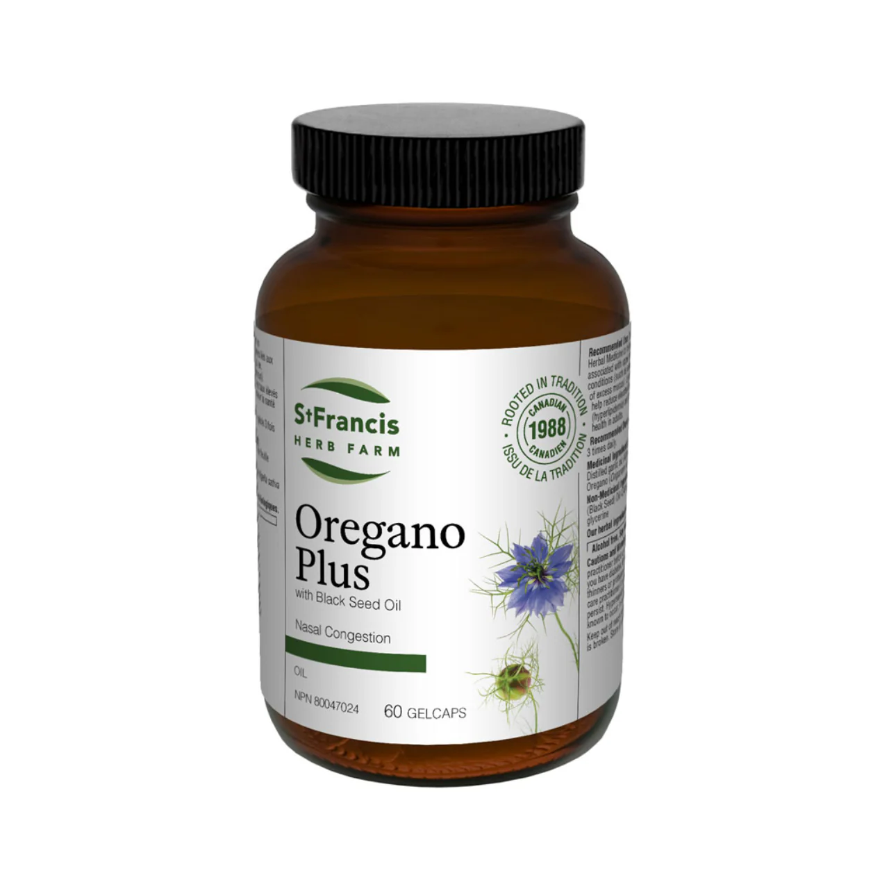 St. Francis - Oréganum Plus Gel Caps | 60 gelcaps