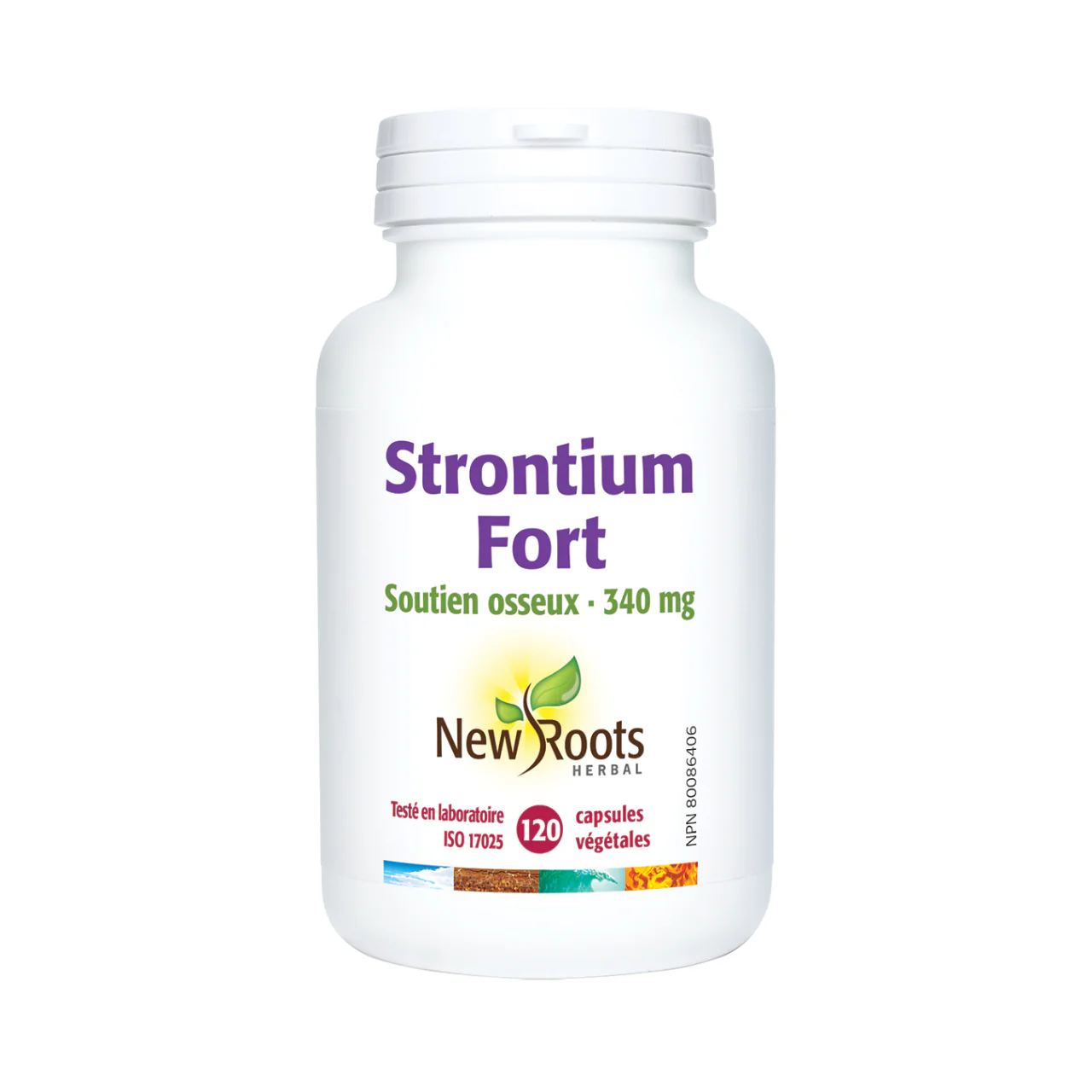 New Roots - StrontIUm Strong Osteo Support 340 mg | 120 Capsules - Image 2