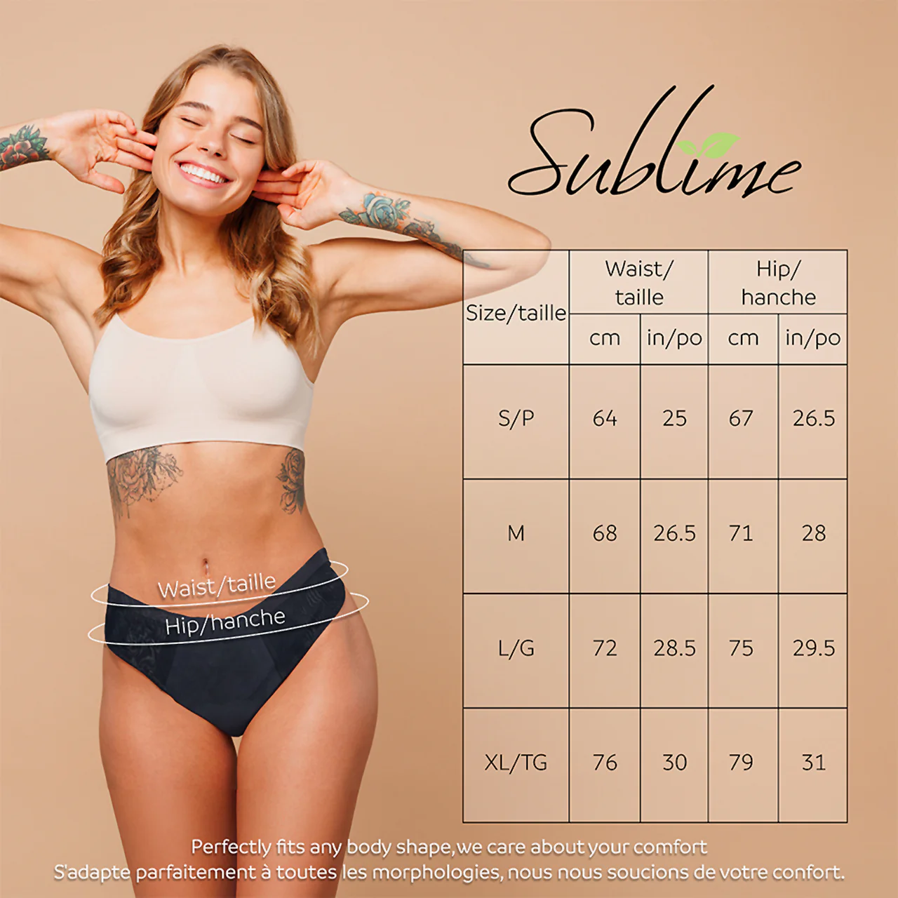 Sublime Protection - Leakproof Underwear, Light or Super Absorbent, Various Sizes | Single Pack - Image 3