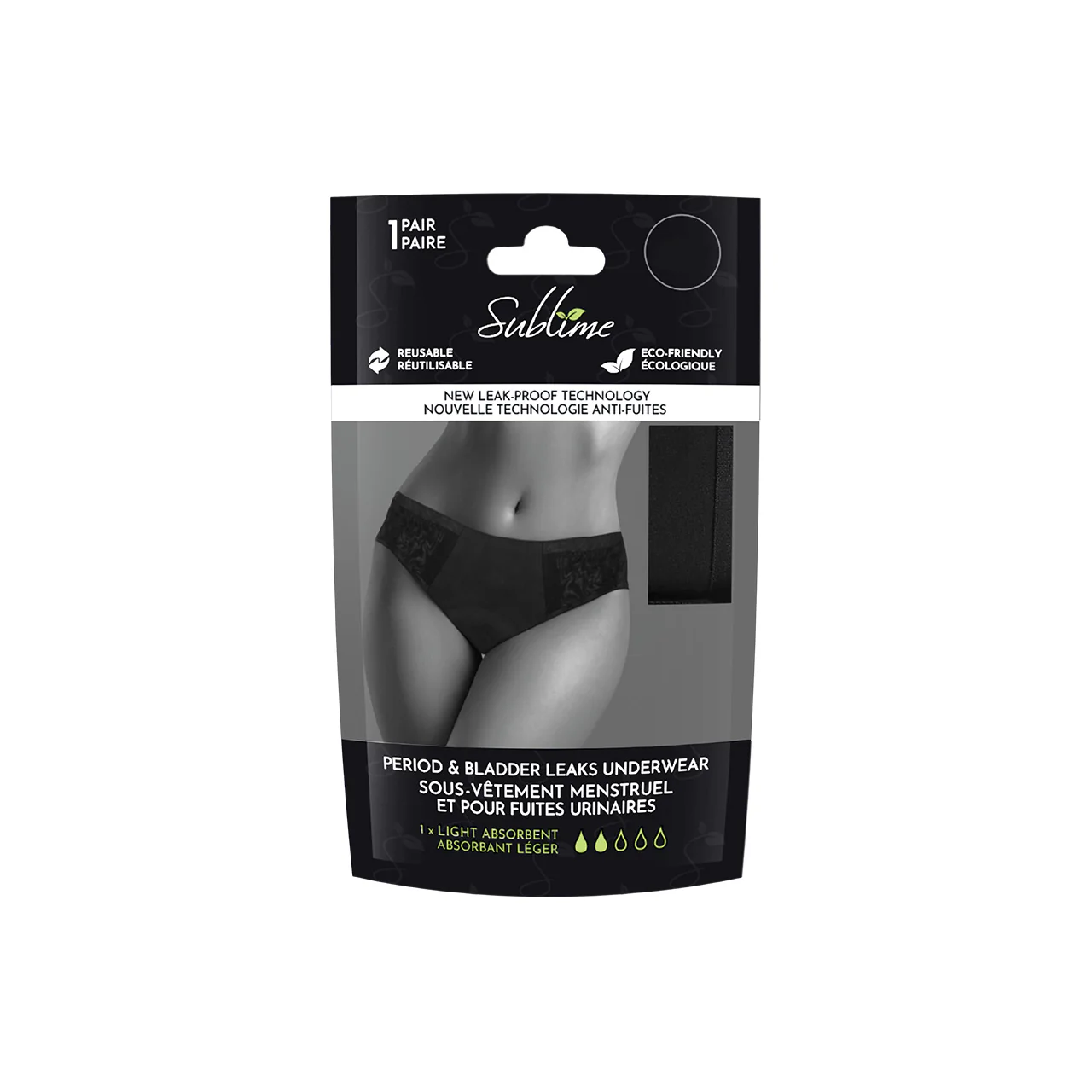 Sublime Protection - Leakproof Underwear, Light or Super Absorbent, Various Sizes | Single Pack - Image 6