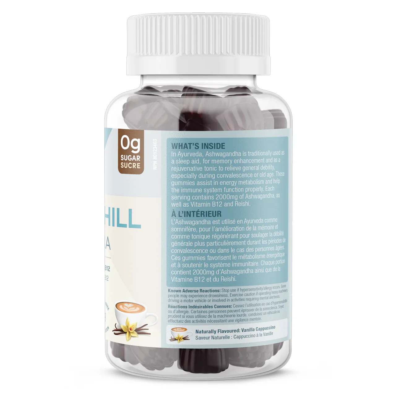 Suku Vitamins - Ashwachill, Vanilla Cappuccino Flavour | 60 Gummies - Image 3