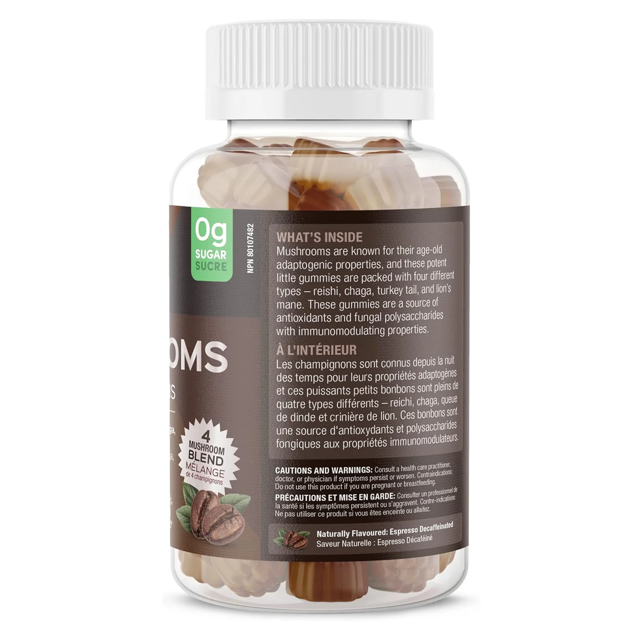 Suku Vitamins - Super Mushrooms, Espresso Flavour | 60 Gummies - Image 3