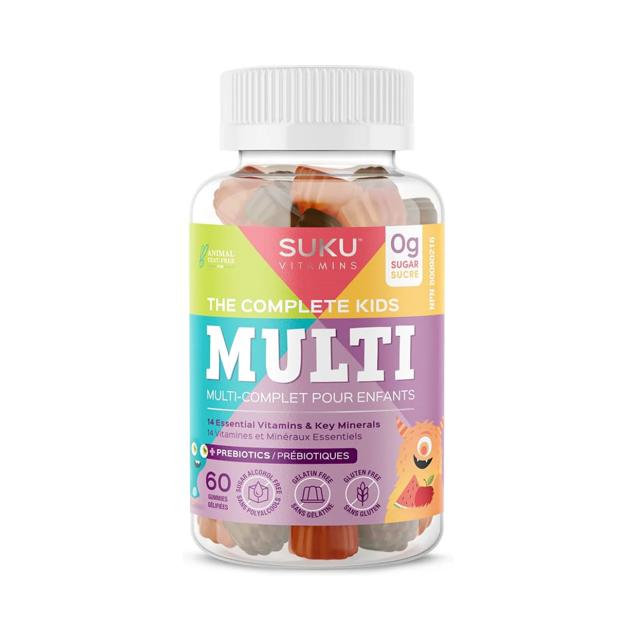 Suku Vitamins - The Complete Kids Multi Vitamin | 60 Gummies