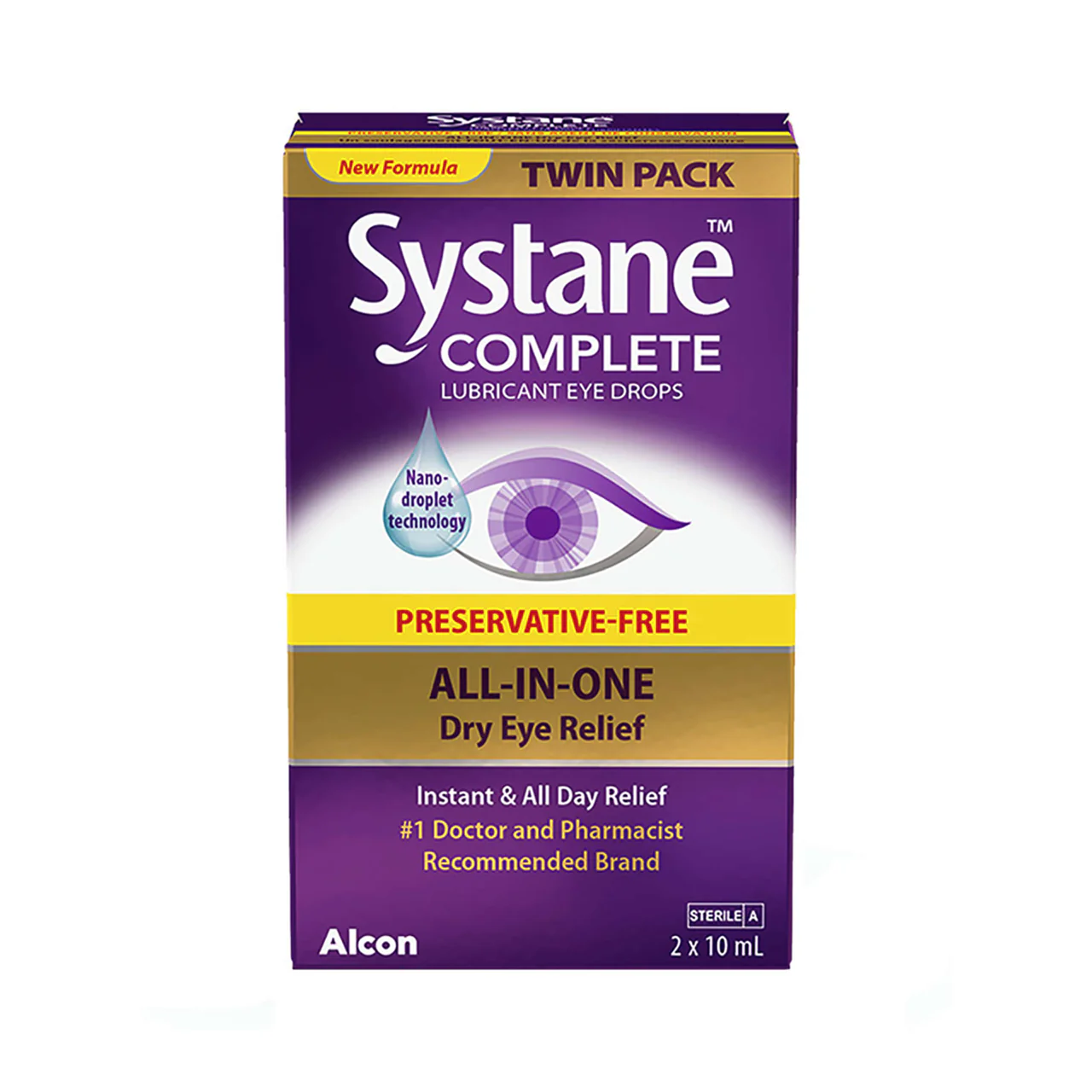 Systane - Complete All-In-One Dry Eye Relief | 2 X 10 mL