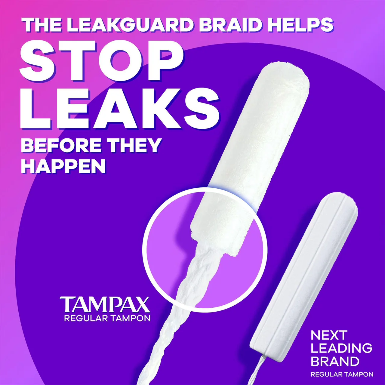 Tampax - Radiant Tampons with Plastic Applicators Duo Pack, Super & Regular | 28 Tampons - Image 5