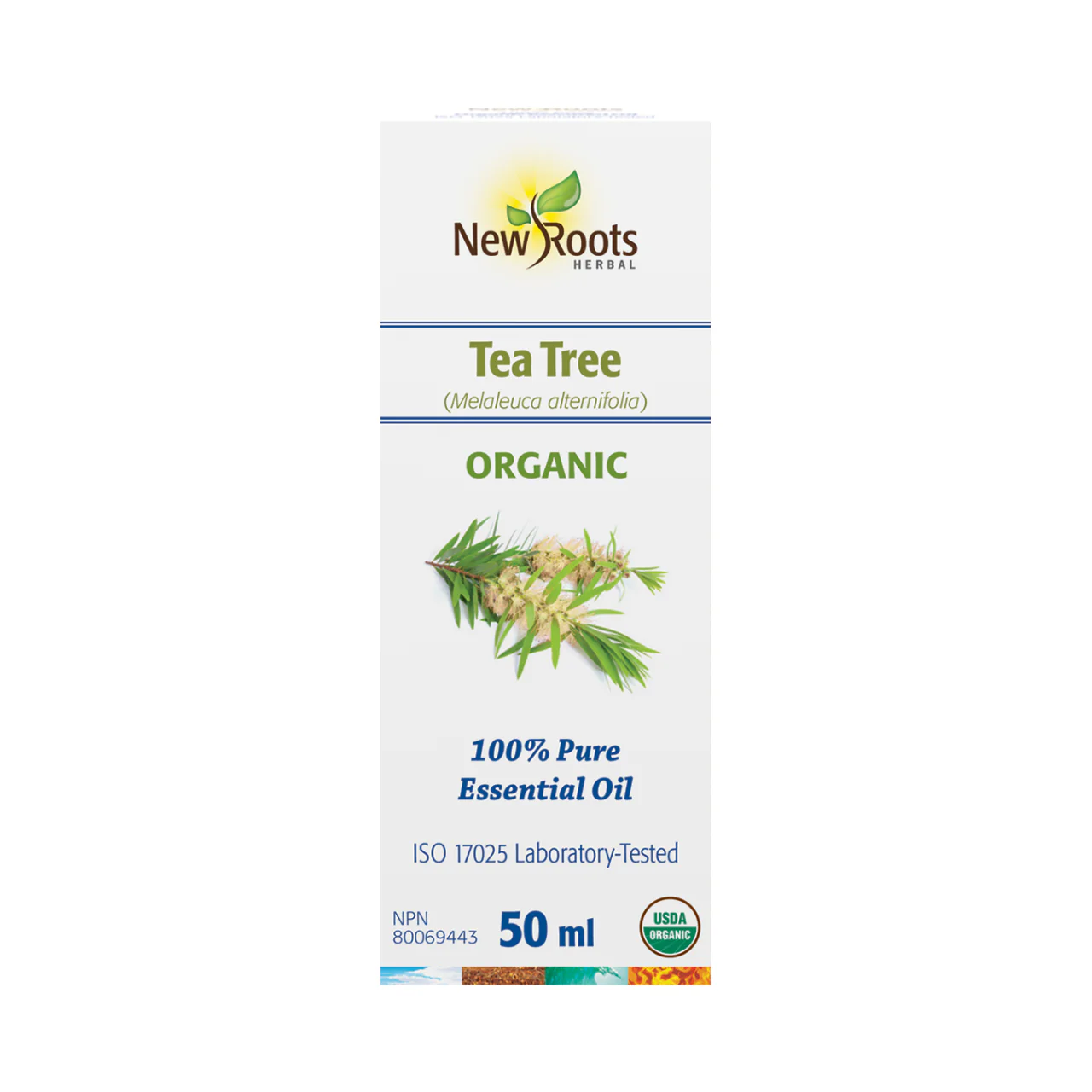 New Roots - Tea Tree Essential Oil Melaleuca Alternifolia 100 Pure Certified Organic | 120 Tablets