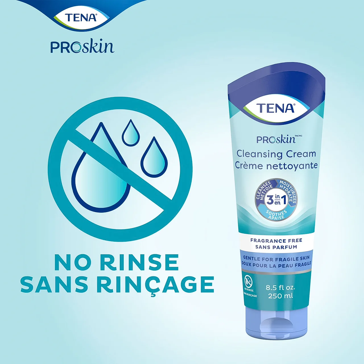 Tena - Proskin Cleansing Cream - Freshly Scented | 250 mL - Image 3