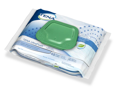 TENA - UltraFlush Washcloths | 48 count