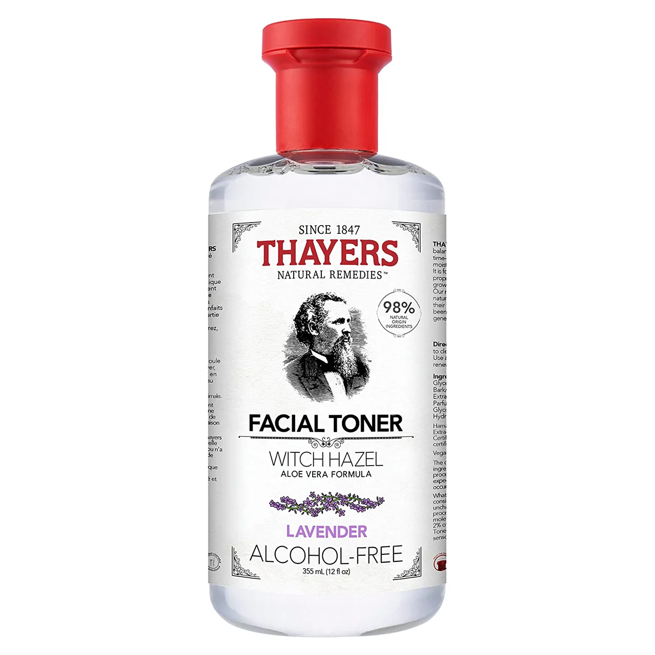 Thayers - Alcohol-Free Witch Hazel Face Toner Skin Care - All Skin Types | 355 mL - Image 2