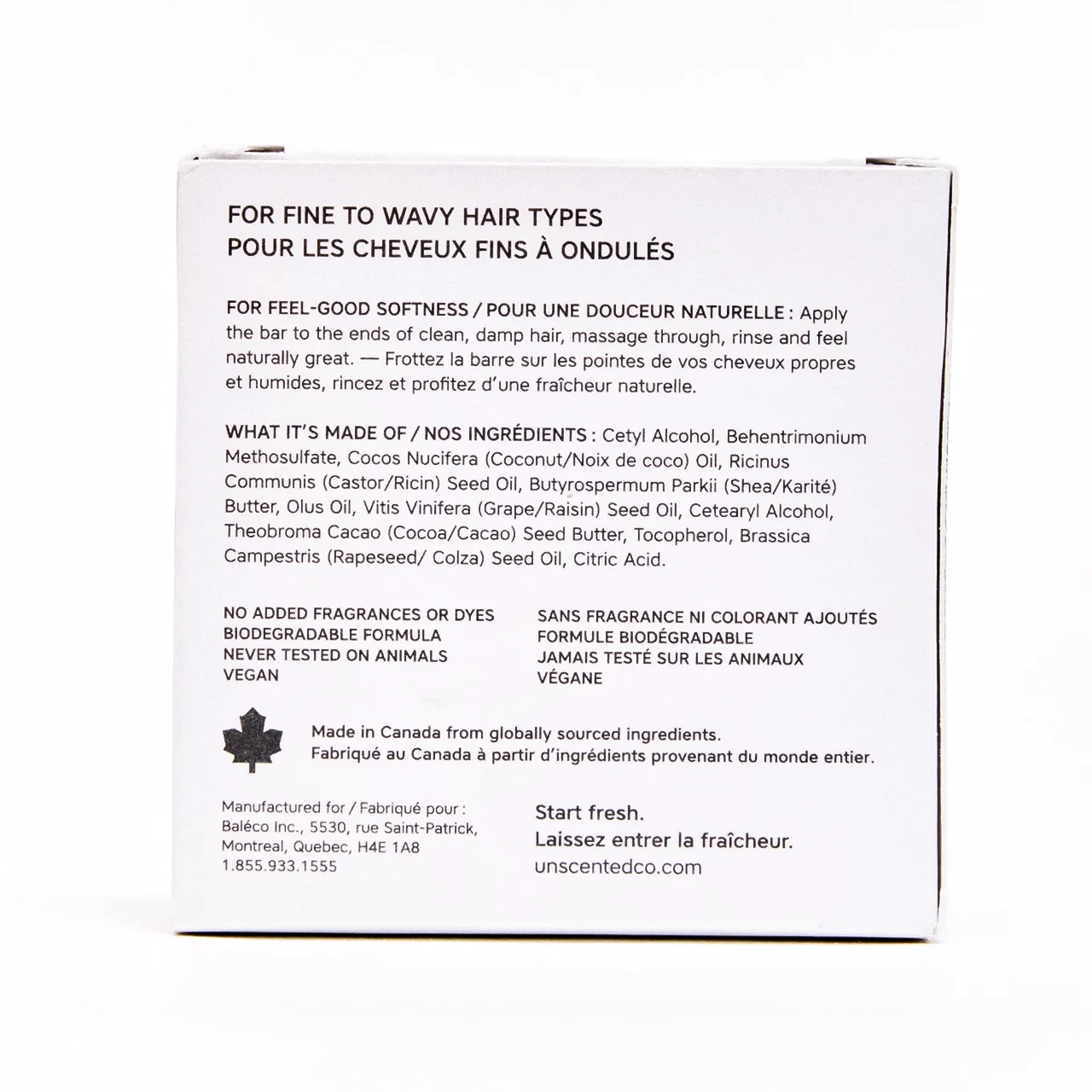 The Unscented Co. - Unscented Conditioner Bar | 65 g - Image 2