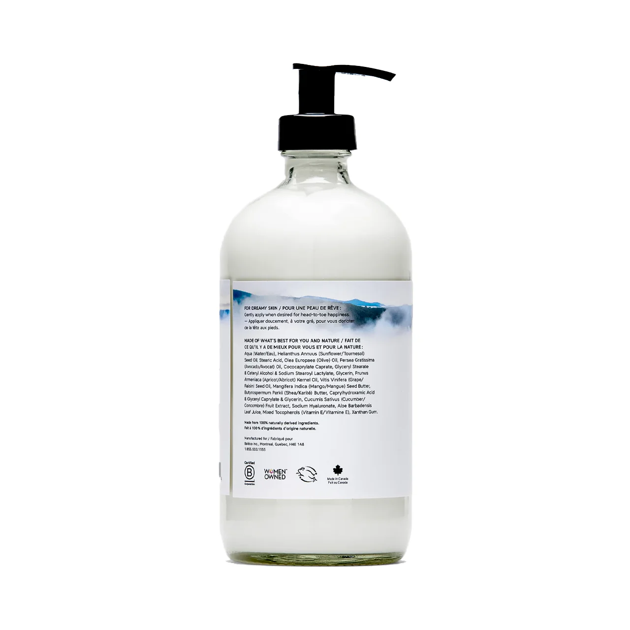 The Unscented Co. - Body Lotion - Glass Bottle | 465 mL - Image 2
