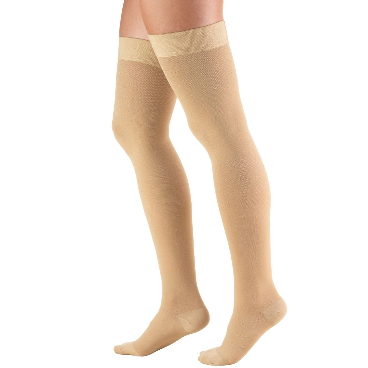 TRUFORM - Thigh High Stockings (Dot Top) | Closed Toe 30-40 Ct Mmhg