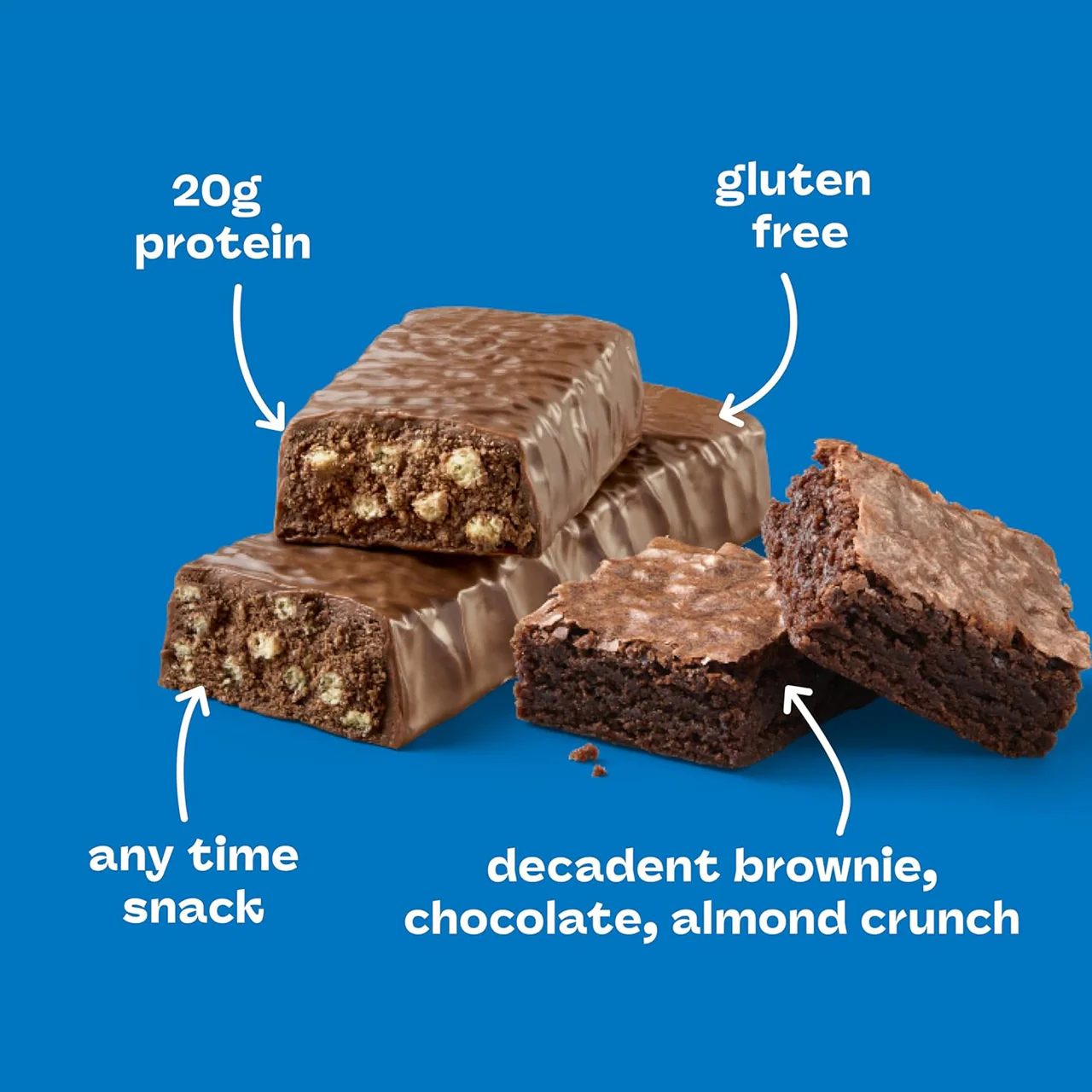 think! - High Protein Bar No Sugar Added, Brownie Delight | 60 g - Image 2