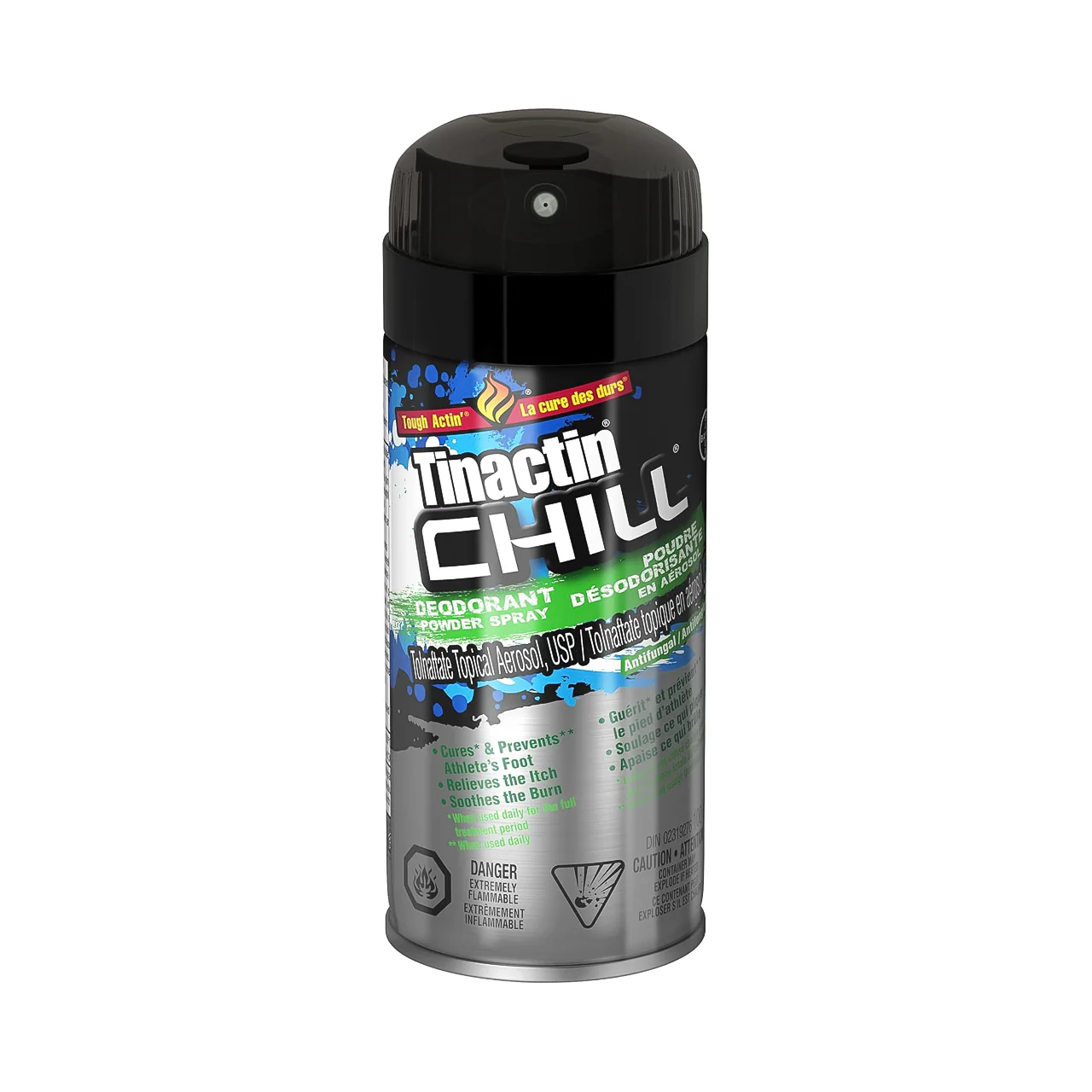 Tinactin - Chill Deodorant Powder Spray Anti-fungal Treatment | 100 g