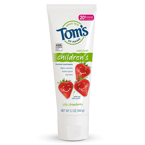 Tom's - Children's Gentle Cleaning Toothpaste, Silly Strawberry | 90 mL