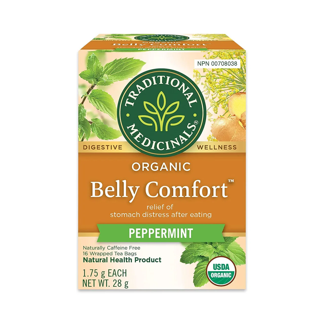 Traditional Medicinals - Belly Comfort Peppermint | 16 bags