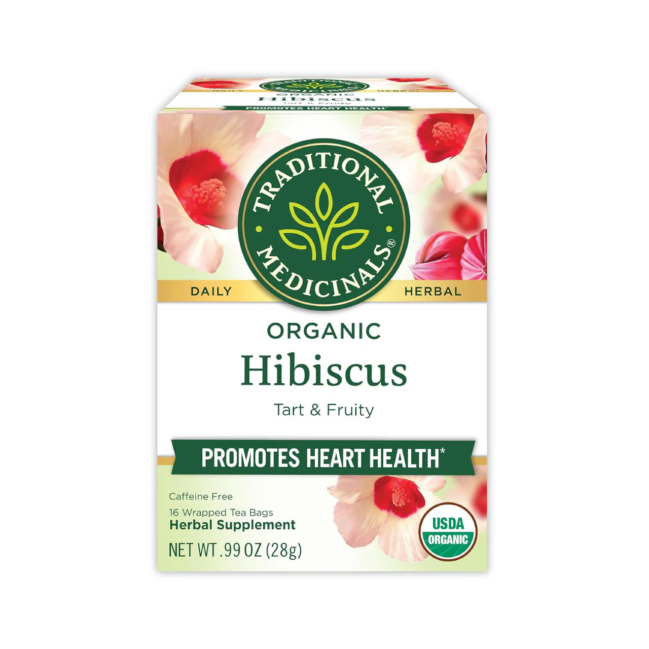 Traditional Medicinals - Organic Hibiscus, Tart & Fruity | 16 bags