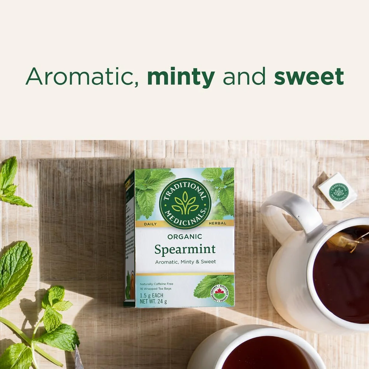 Traditional Medicinals - Organic Spearmint | 16 Tea Bags - Image 4