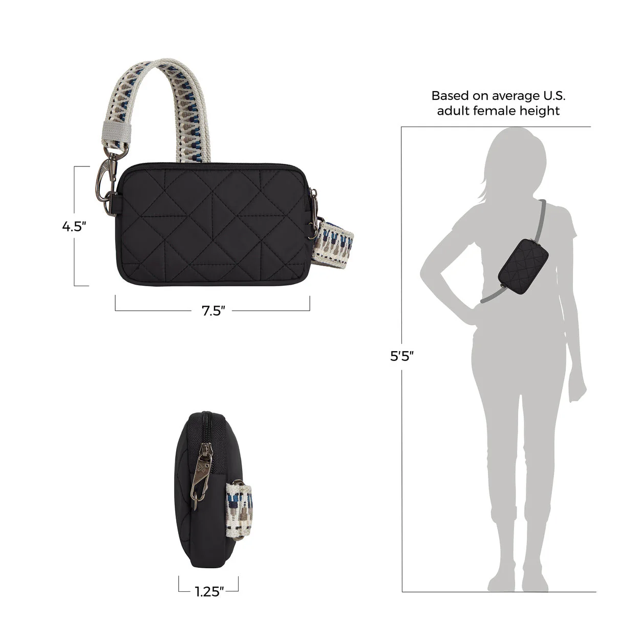 Travelon - Boho Anti-Theft Phone Sling - Image 4