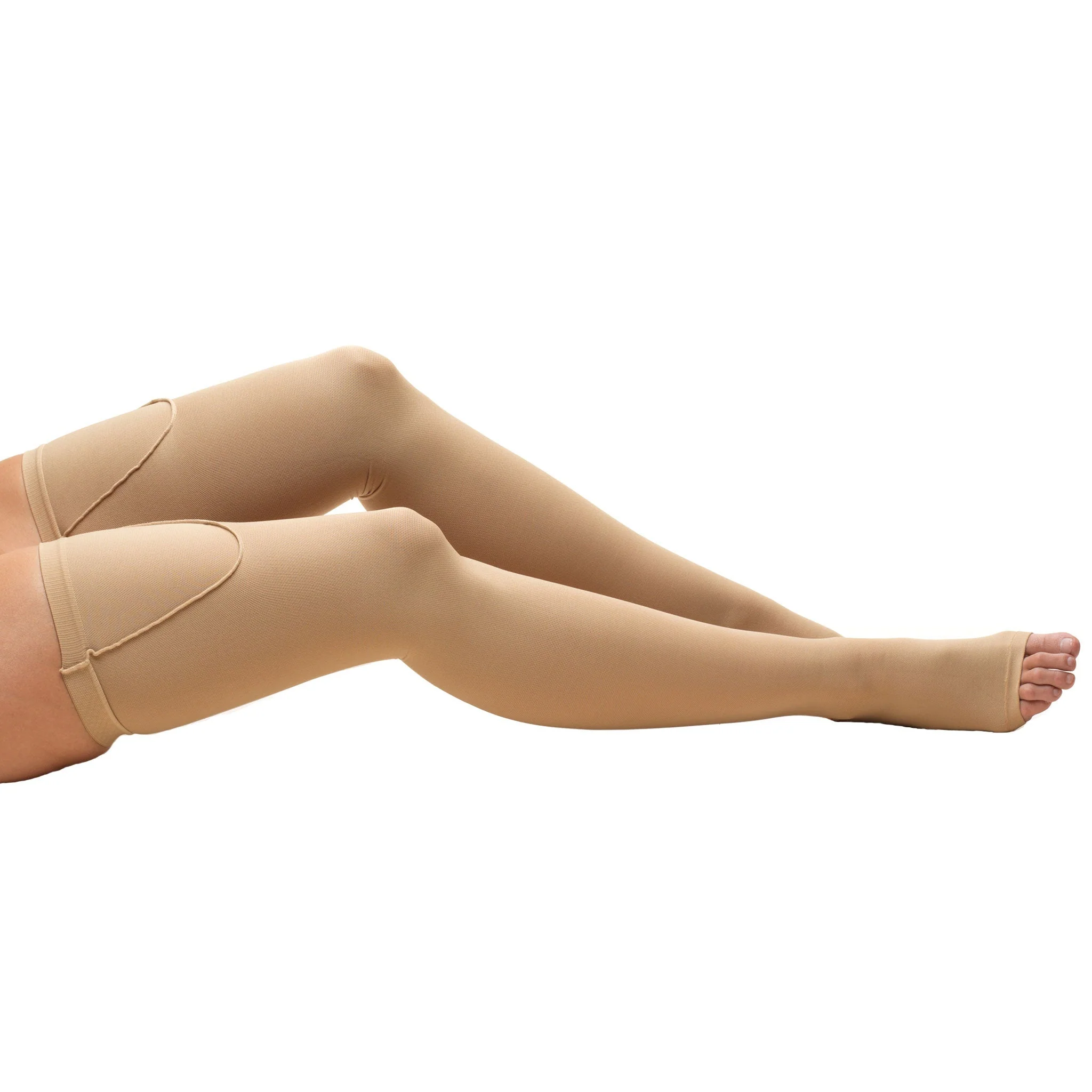TRUFORM - Anti-Embolism Thigh High Stockings | Open Toe 18 Mmhg - Image 2
