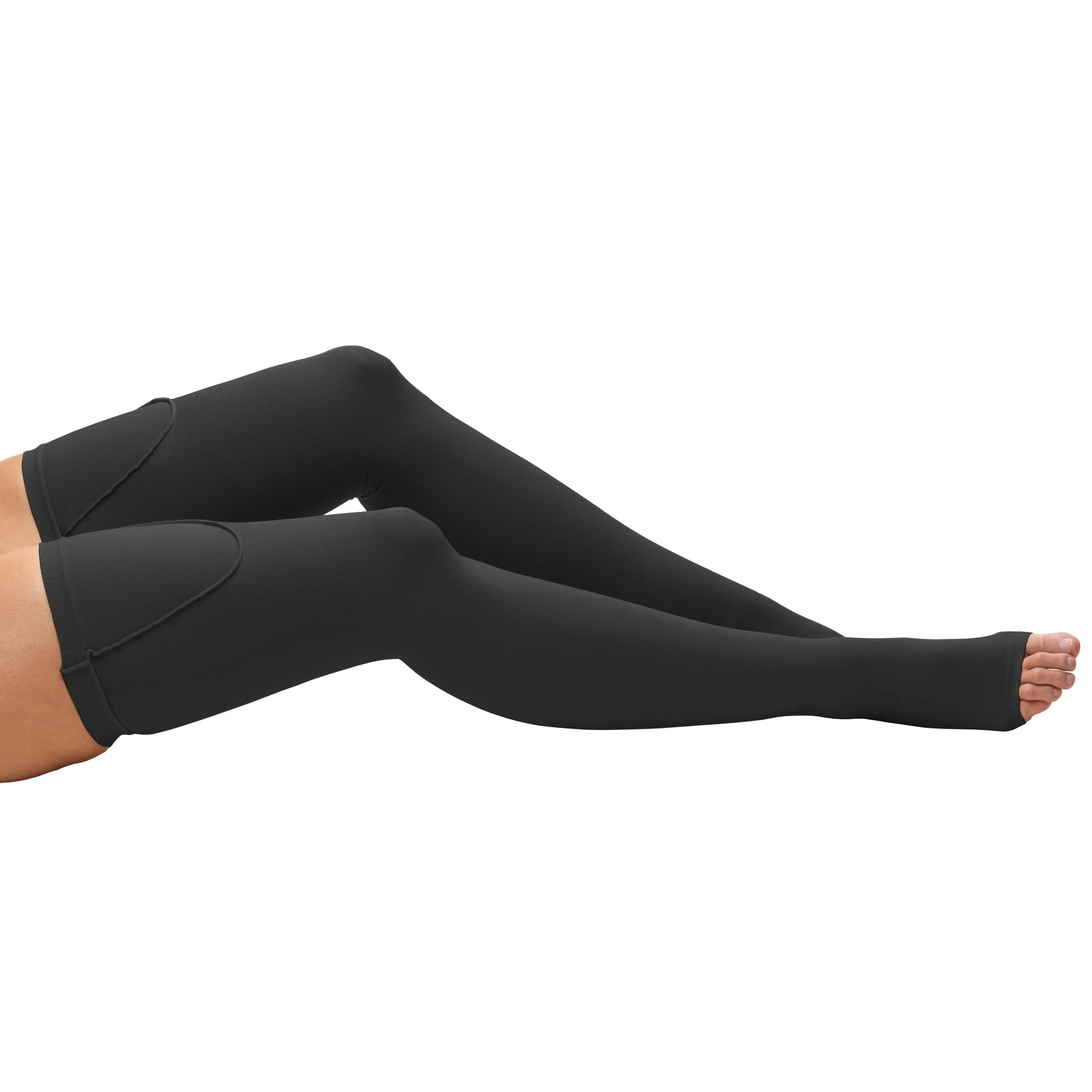 TRUFORM - Anti-Embolism Thigh High Stockings | Open Toe 18 Mmhg - Image 3