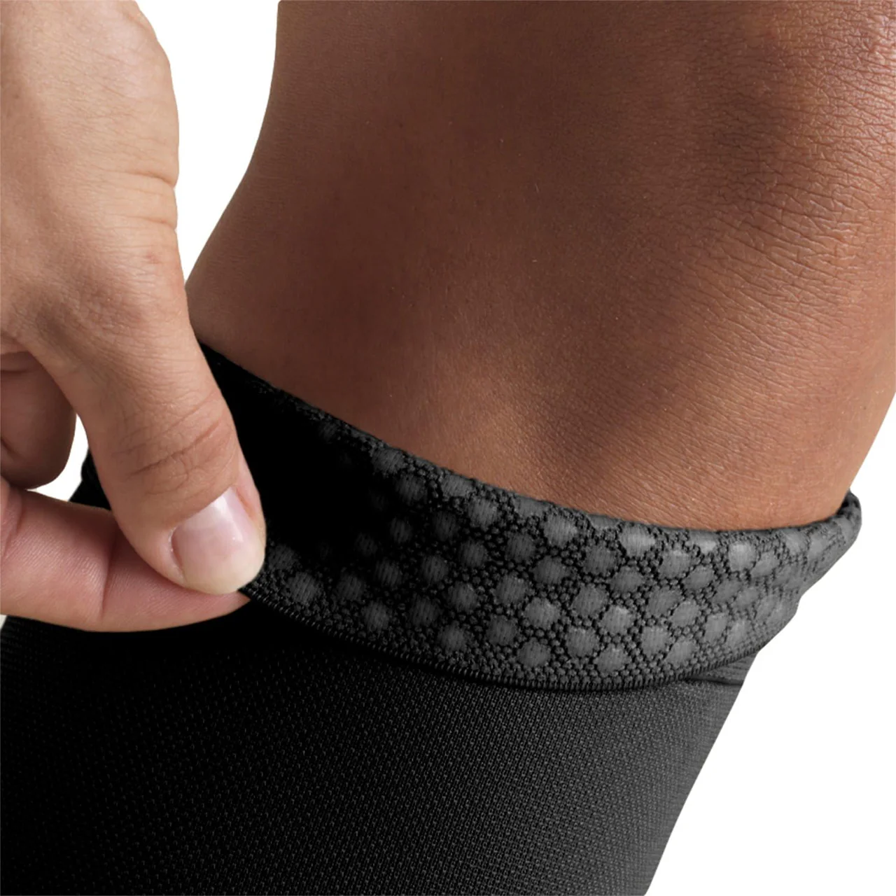 TRUFORM - Thigh High Stockings, Dot Top, Open-Toe | 20-30 mmHg - Image 3