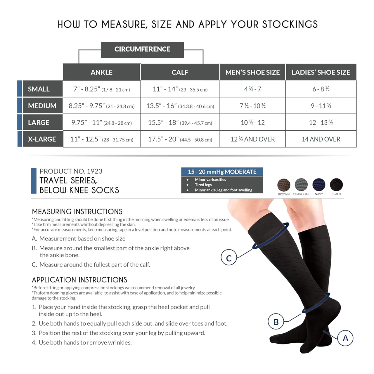 TRUFORM - Travel Socks Unisex | 15-20 Mmhg - Image 3