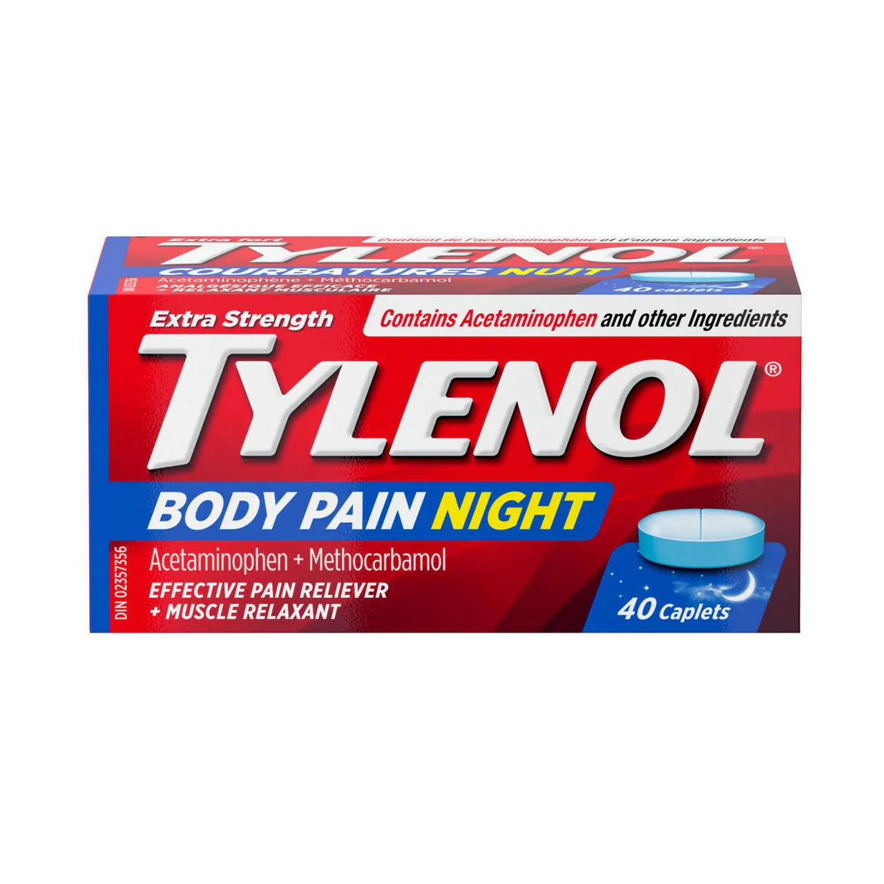 Tylenol - Body Pain Night, Extra Strength | 40 Caps