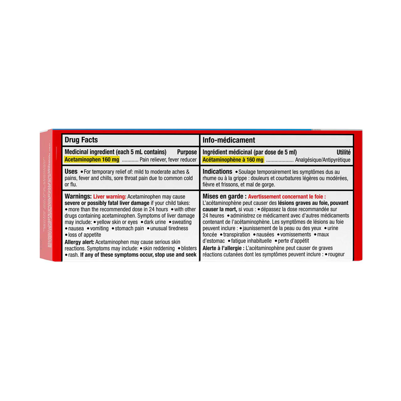 Tylenol - Children's Fever & Sore Throat - Cherry | 100 mL - Image 2
