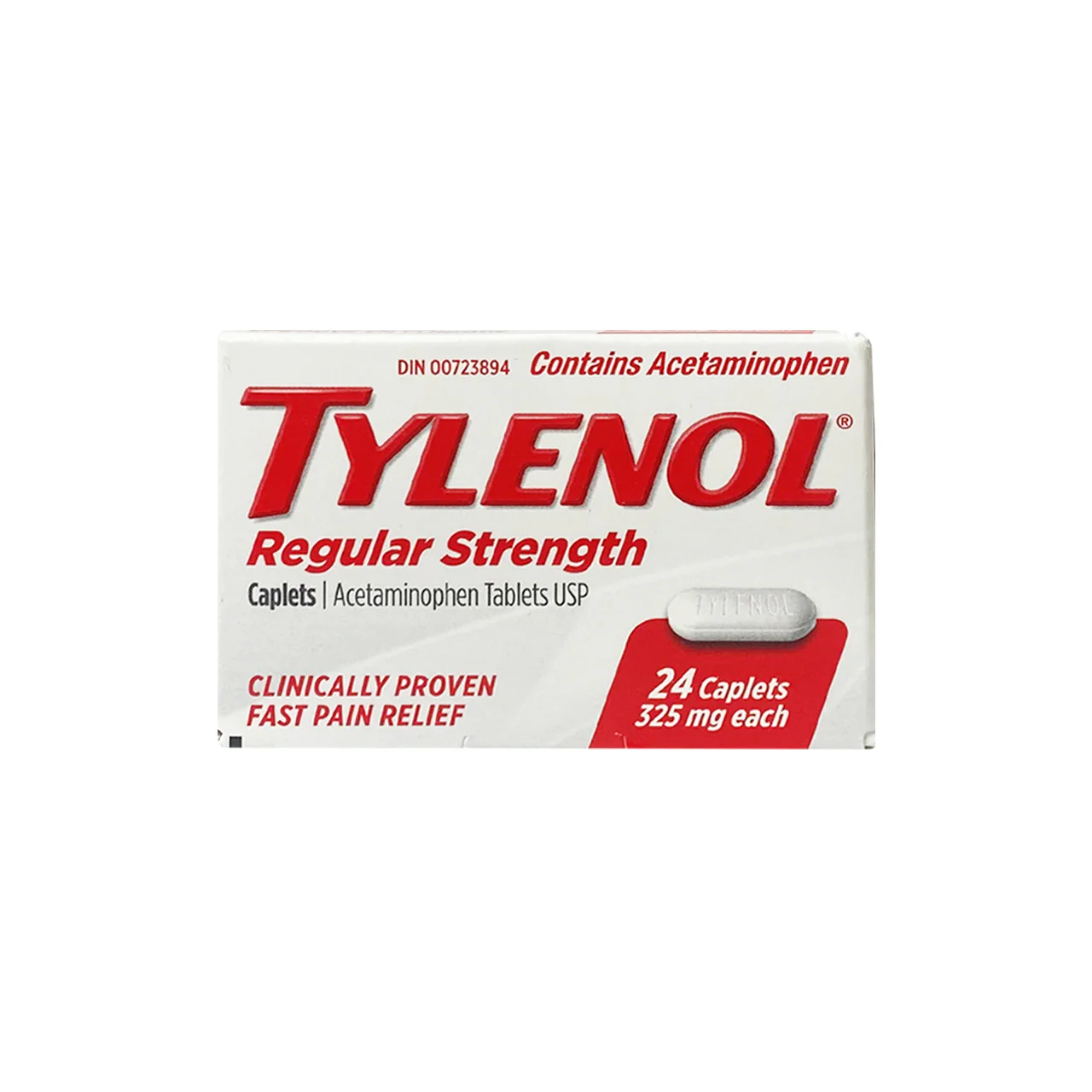 Tylenol - Acetaminophen 325 mg, Regular Strength | 24 Caplets