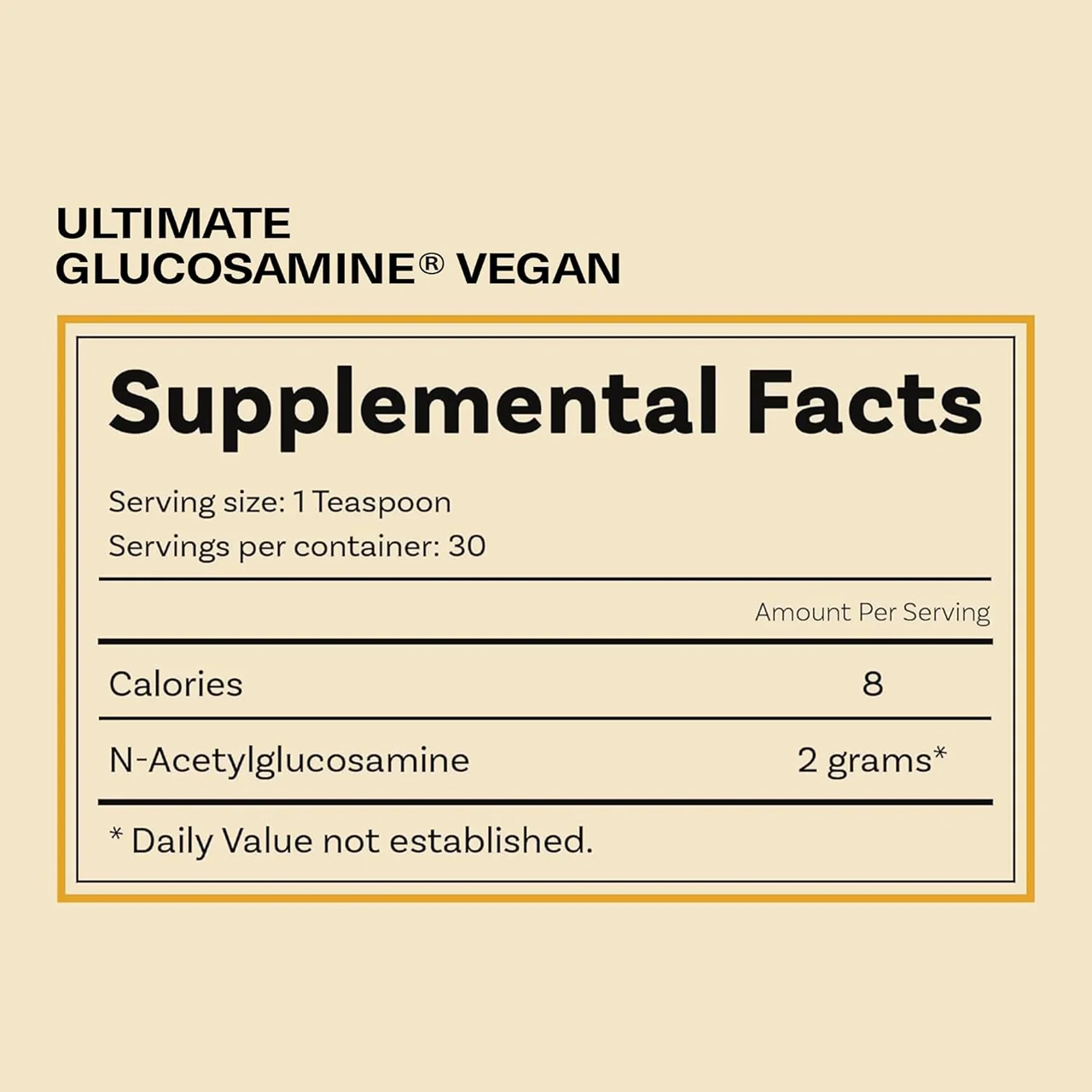 Ultimate Glucosamine - Vegan Once-A-Day Powder | 60 g - Image 3