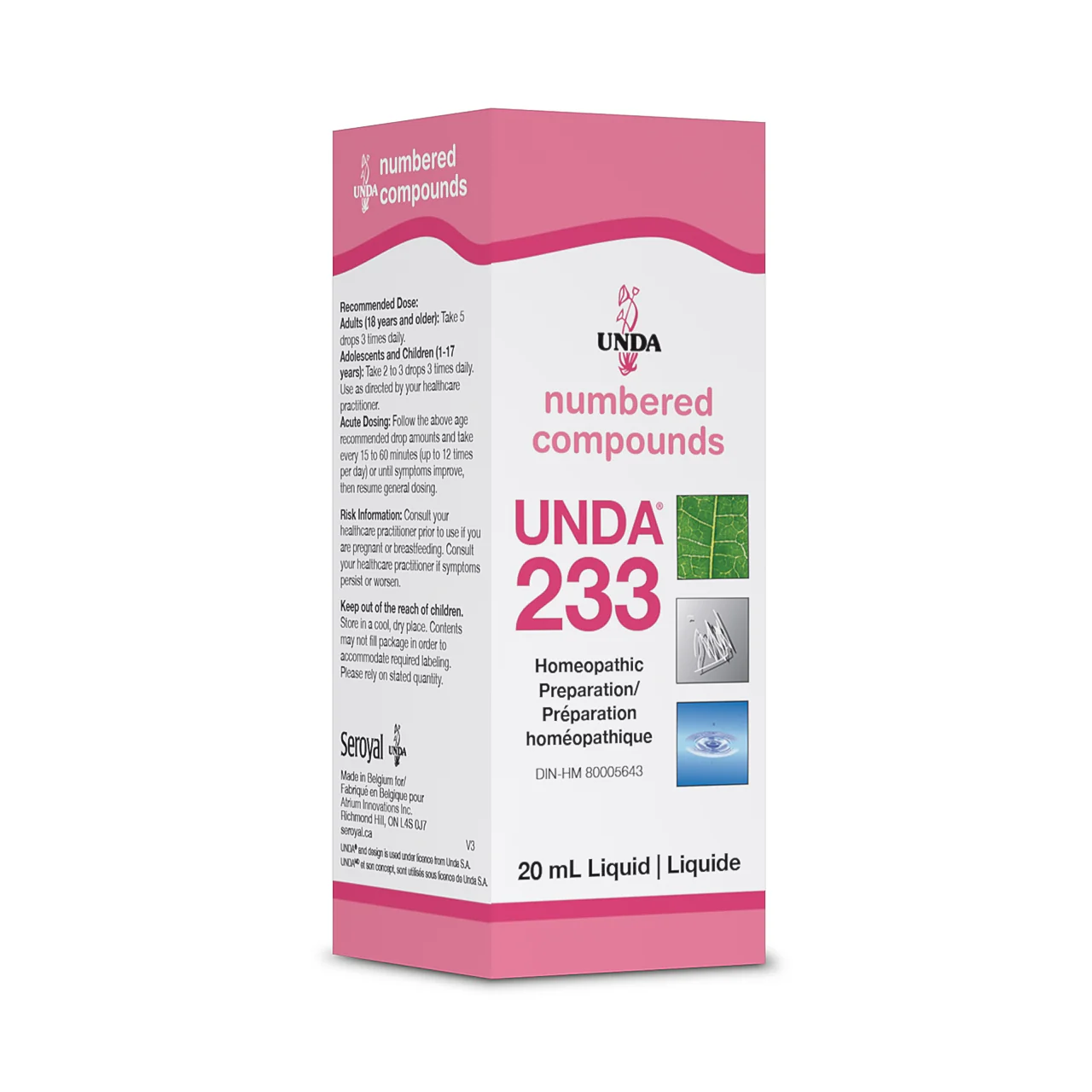 UNDA - Homeopathic Preparation #233 | 20 mL