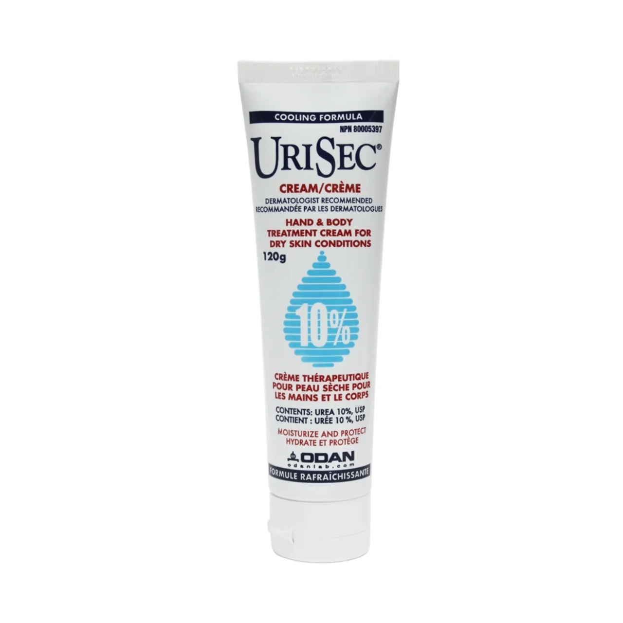 UriSec - Hand & Body Treatment Cream for Dry Skin Conditions - 10% Urea | 120 g