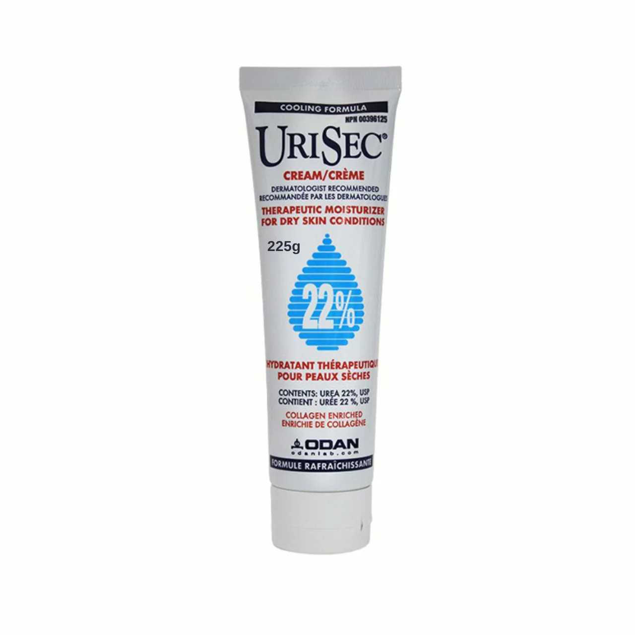 UriSec - Hand & Body Treatment Cream for Dry Skin Conditions - 22% Urea | 225 g
