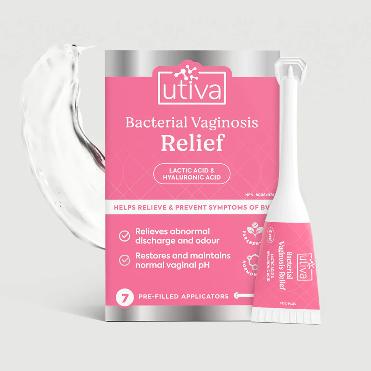 utiva - Bacterial Vaginosis Relief 4 mL | 7 Pre-Filled Applications - Image 4