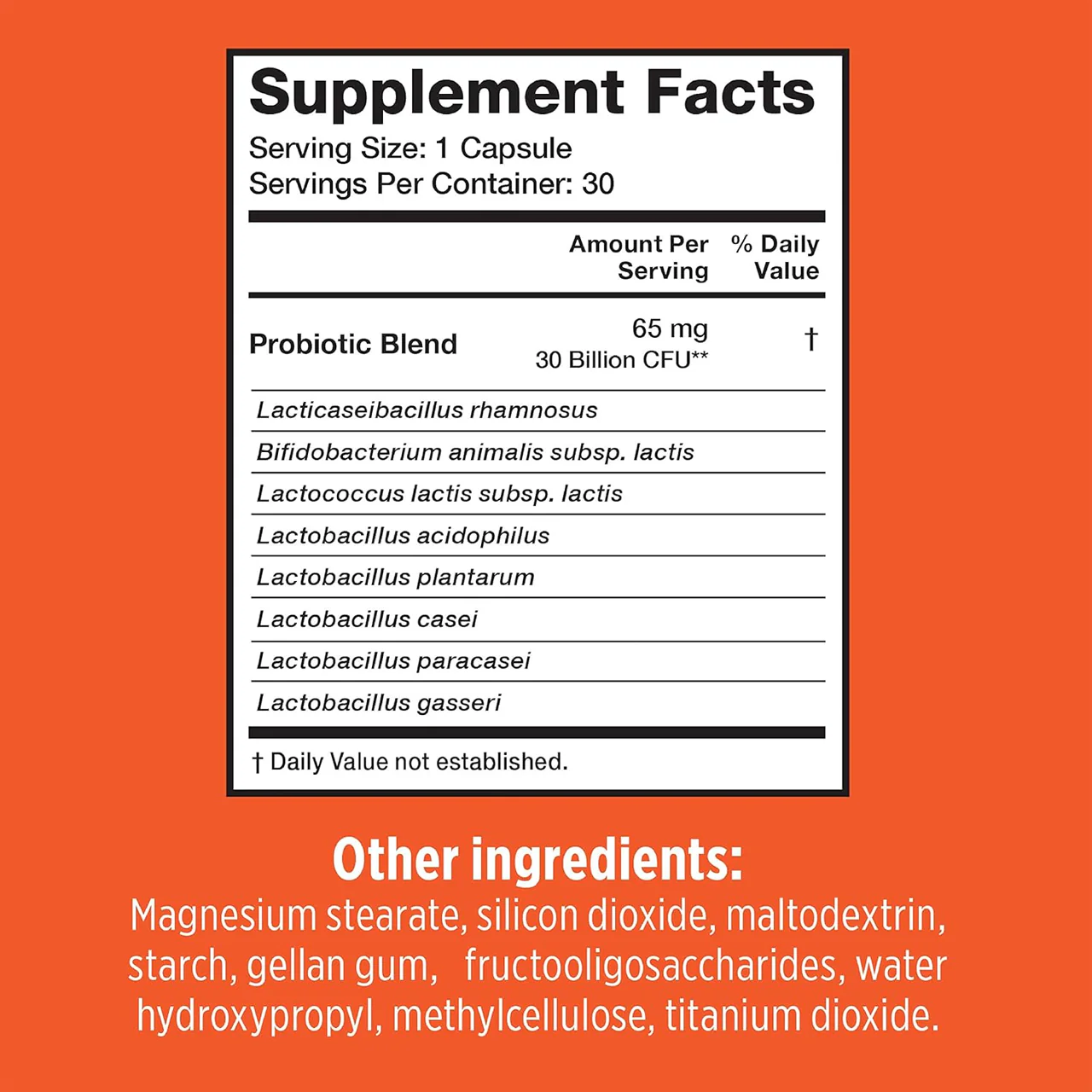 Utiva - Natural Health Probiotic 12B CFU 30 Vegicaps - Image 4