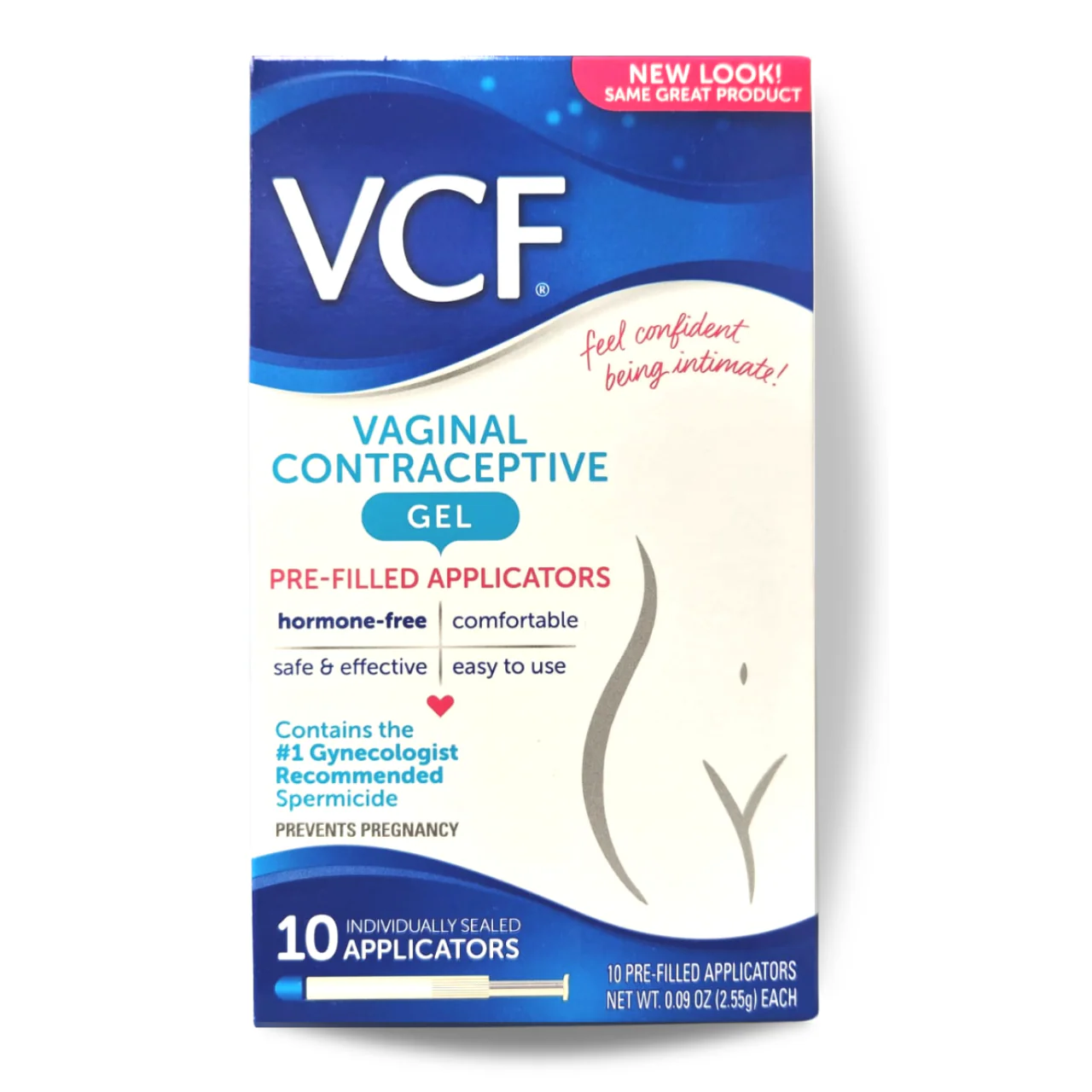 VCF - Vaginal Contraceptive Gel Pre-Filled Applicators | 2.55g x 10