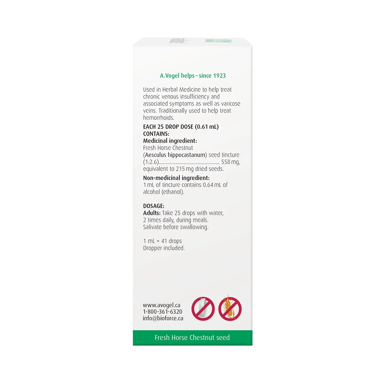 A.Vogel - Venaforce Horse Chestnut Tincture | 50 mL - Image 3