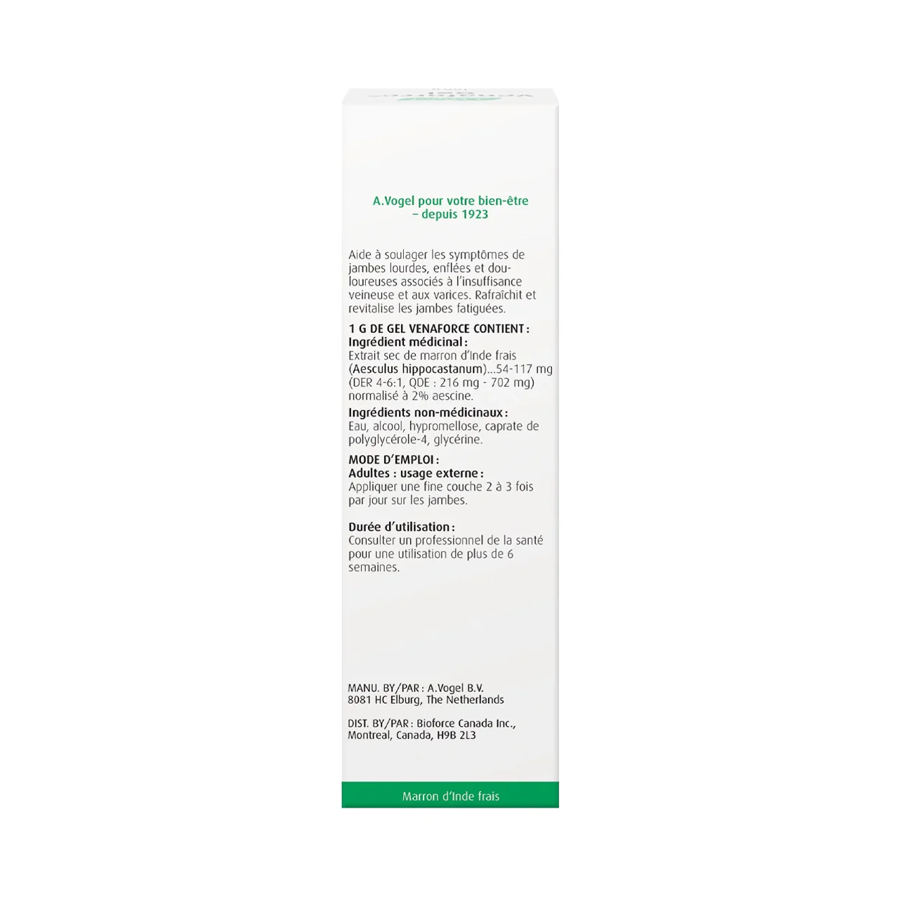 A.Vogel - Venaforce Horse Chestnut Gel for Heavy Legs | 100 g - Image 3