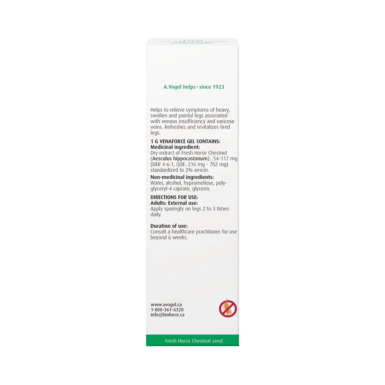 A.Vogel - Venaforce Horse Chestnut Gel for Heavy Legs | 100 g - Image 4