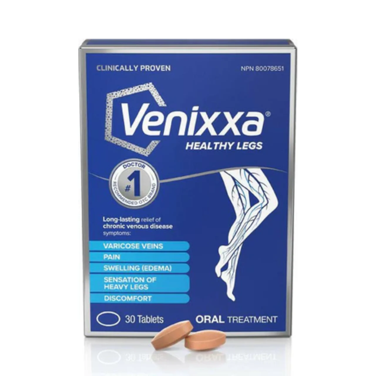 Venixxa - Healthy Legs Oral Treatment - Relief of Chronic Venous Disease | 30 Tablets