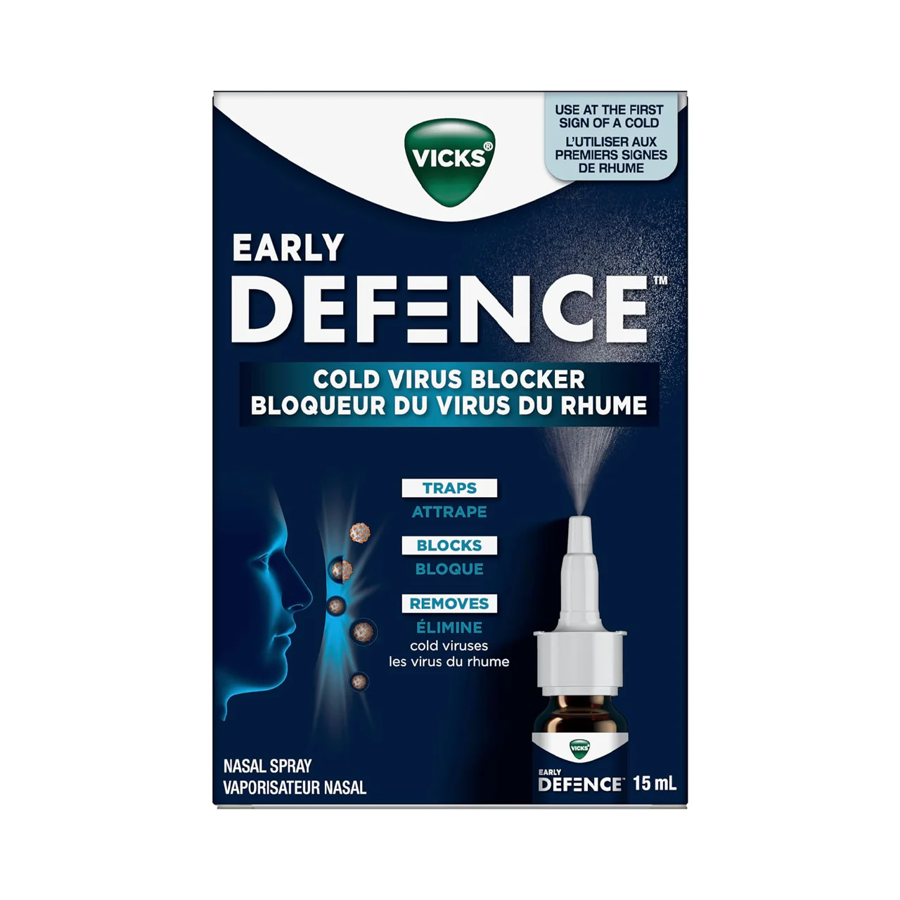 Vicks - Early Defence Cold Virus Blocker Nasal Spray | 15 mL