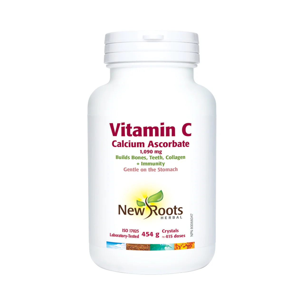 New Roots - Vitamin C CalcIUm Ascorbate 1,090 mg | 454 g