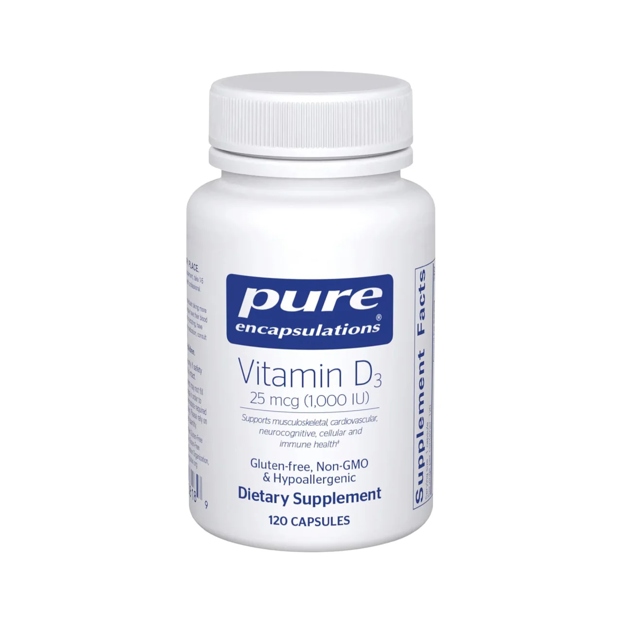 Pure Encapsulations - Vitamin D3 1000 IU | 120 CapsulesĀ