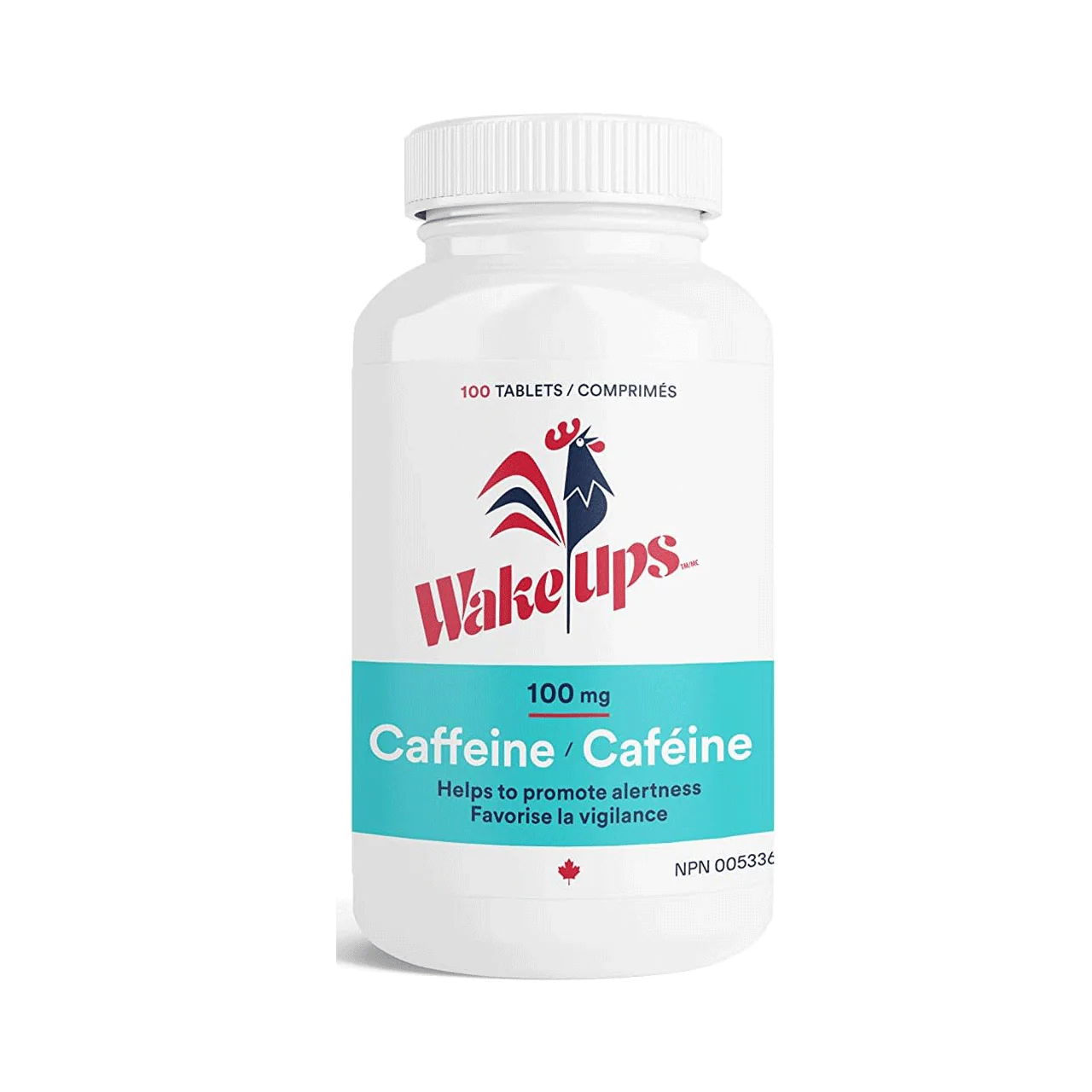 Wake Ups - 100 mg Caffeine Tablets | 100 Tablets
