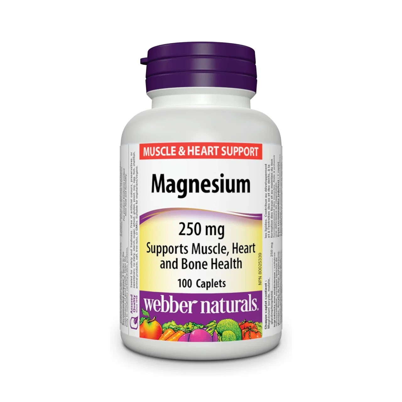 Webber Naturals - Magnesium 250 mg | 100 Caplets