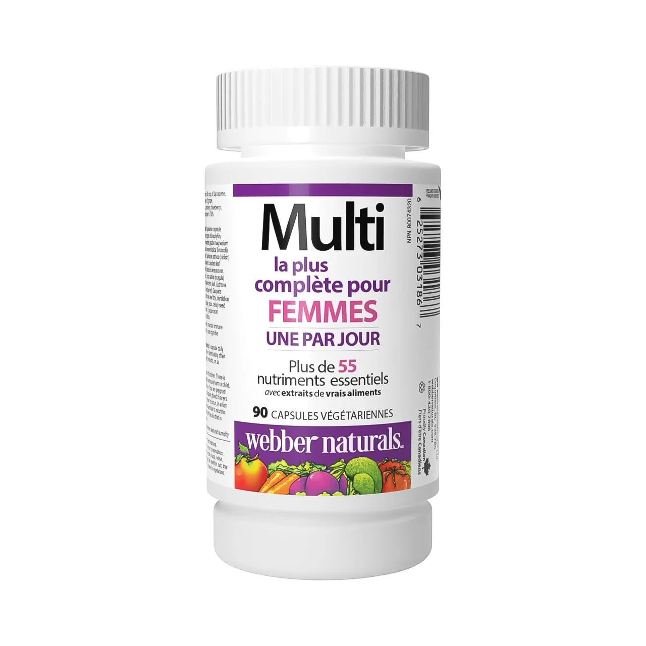Webber Naturals - Women's Most Complete Multi | 90 Vegetarian Capsules - Image 2
