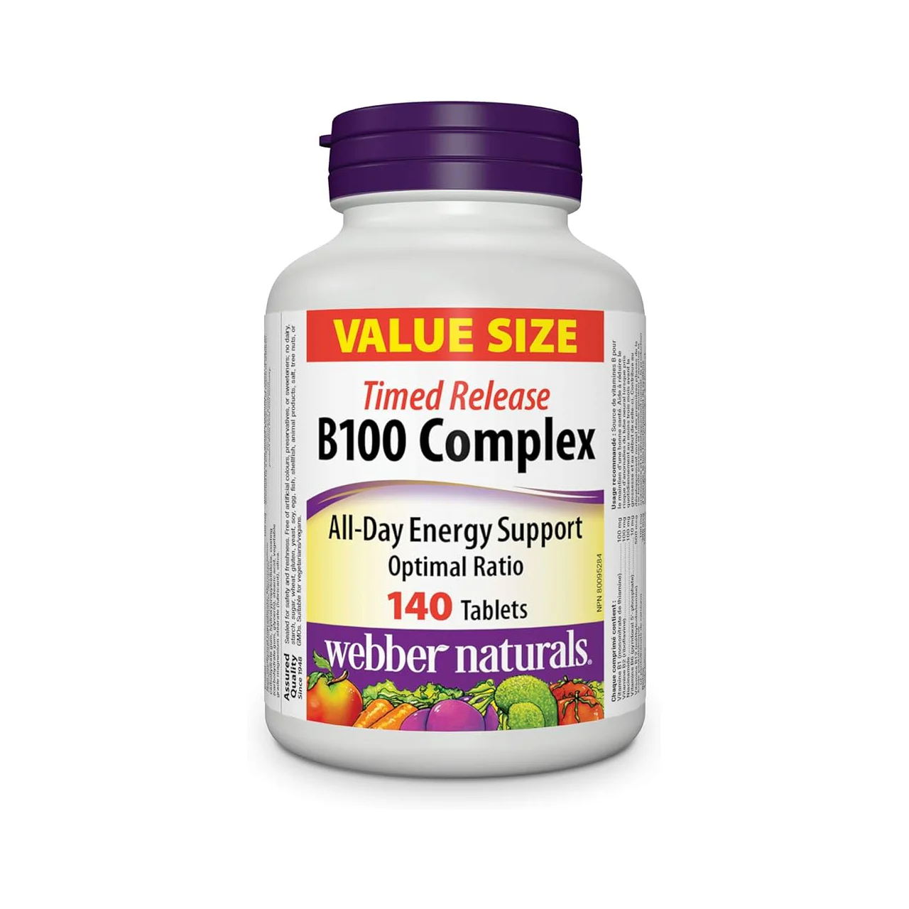 Webber Naturals - B100 Complex Timed Release | 140 Tablets